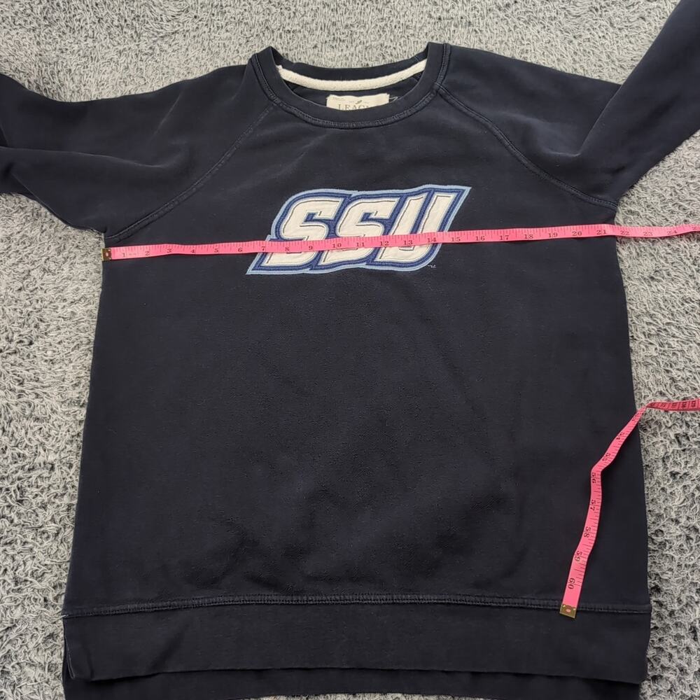 Champion Sonoma State University Sweatshirt Men Medium Blue Crewneck Pullover - Picture 3 of 6